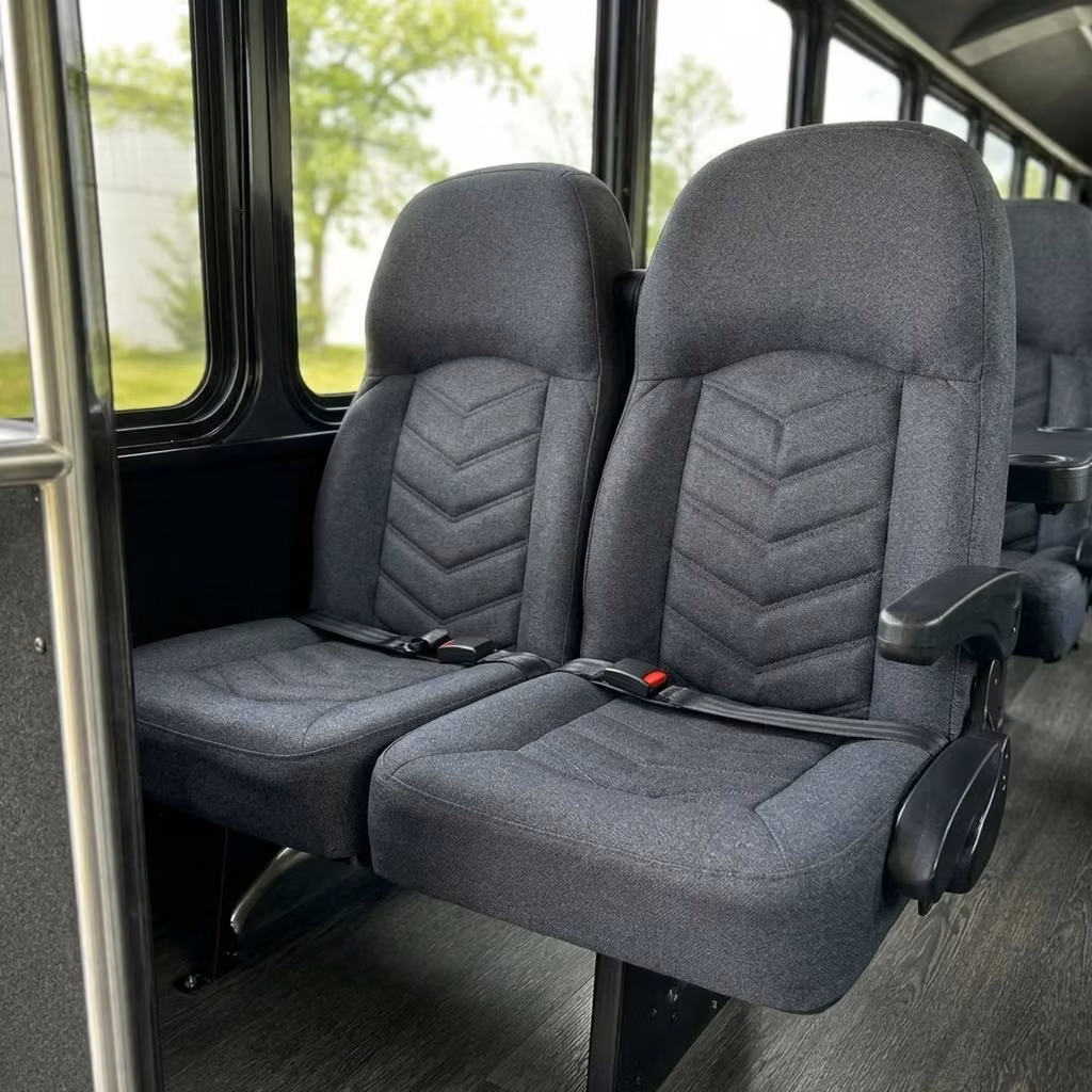bell 25 passenger minibus high back seats