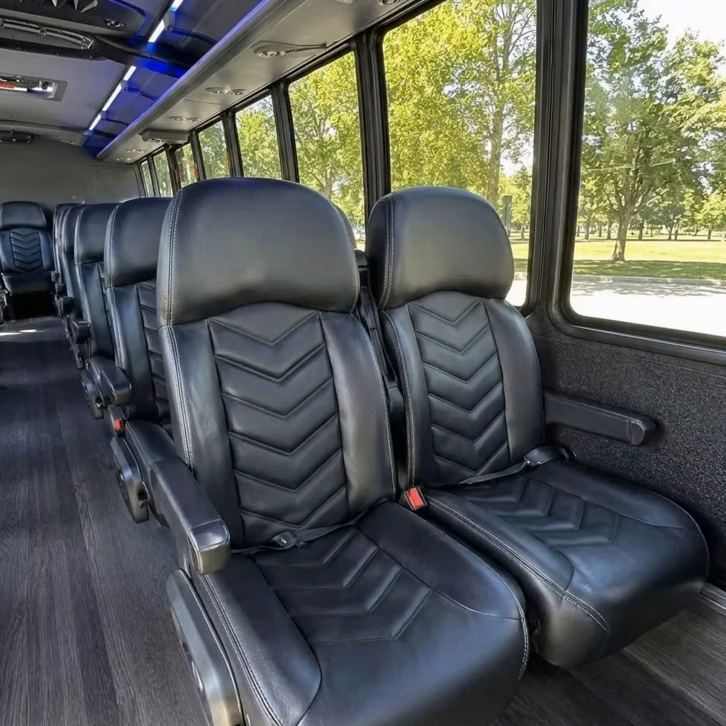 bell 28 passenger minibus seating