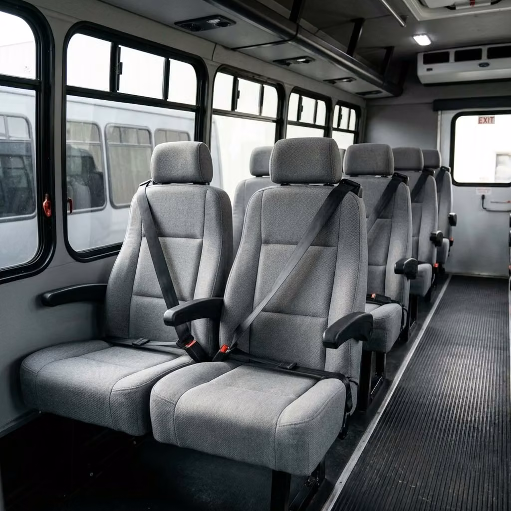 bell 35 passenger minibus reclining seats