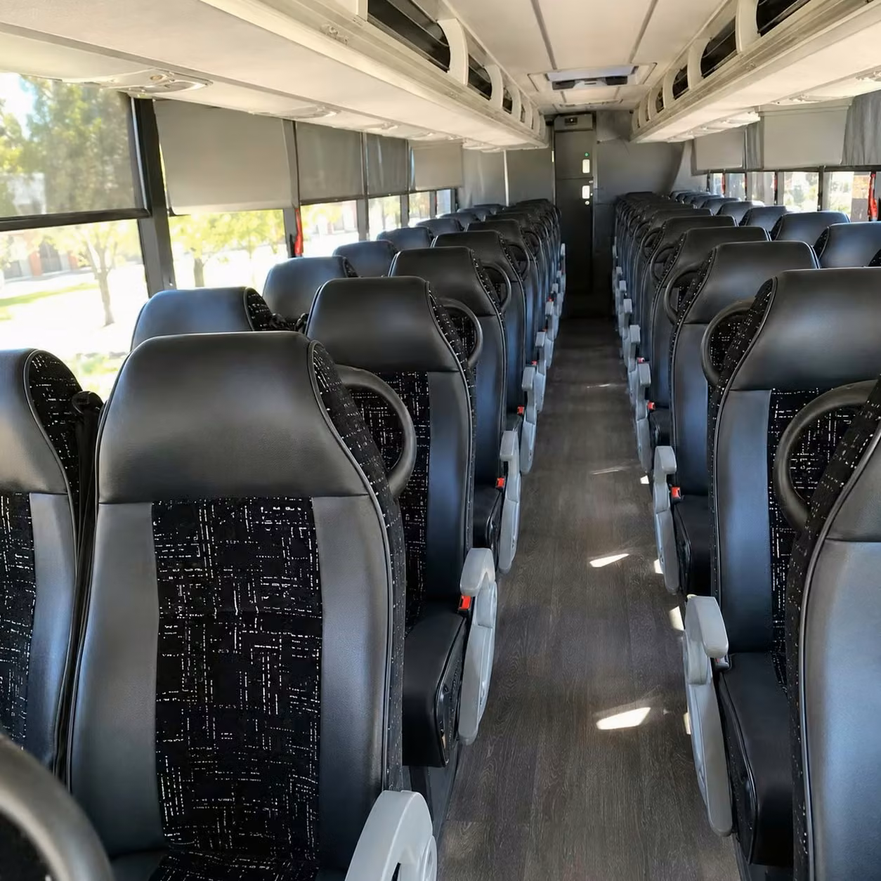bell charter bus interior 2