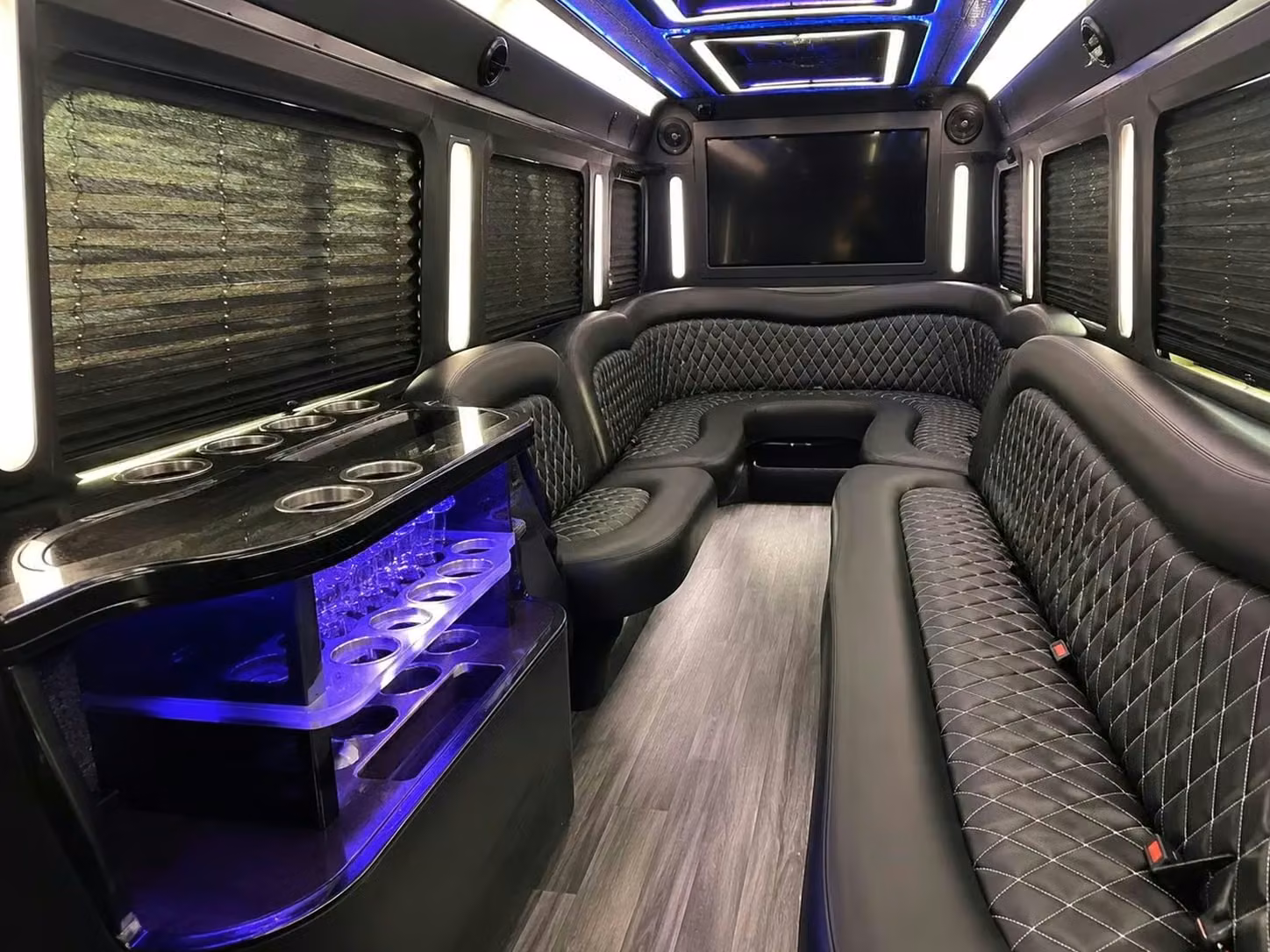 bell party bus bar area