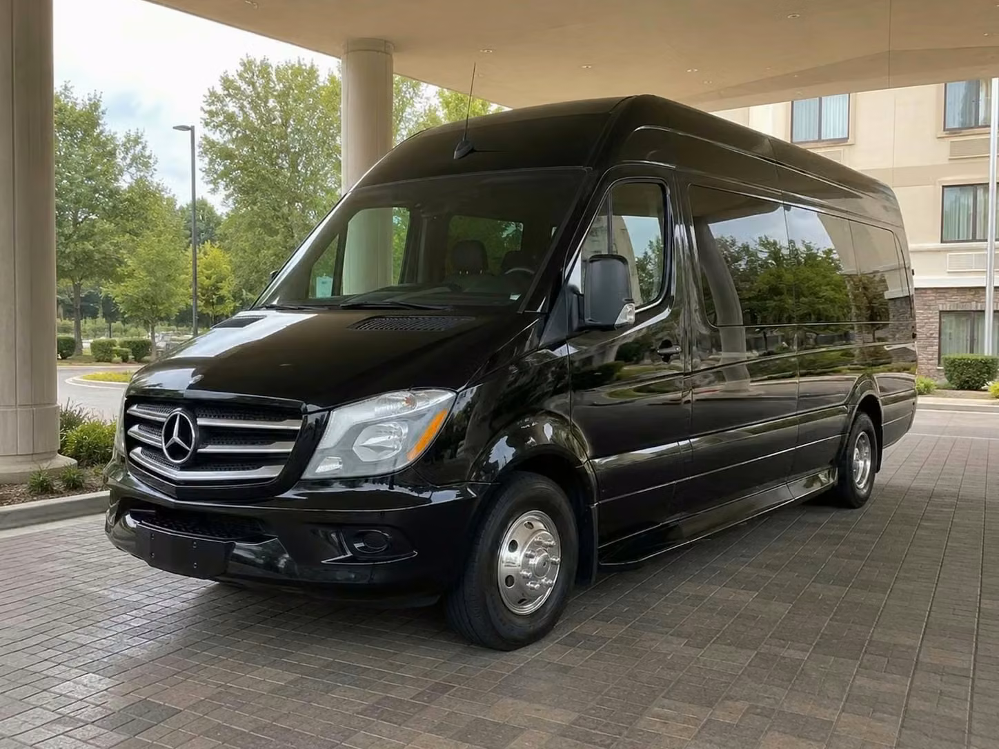 bell sprinter van rental with driver tinted windows