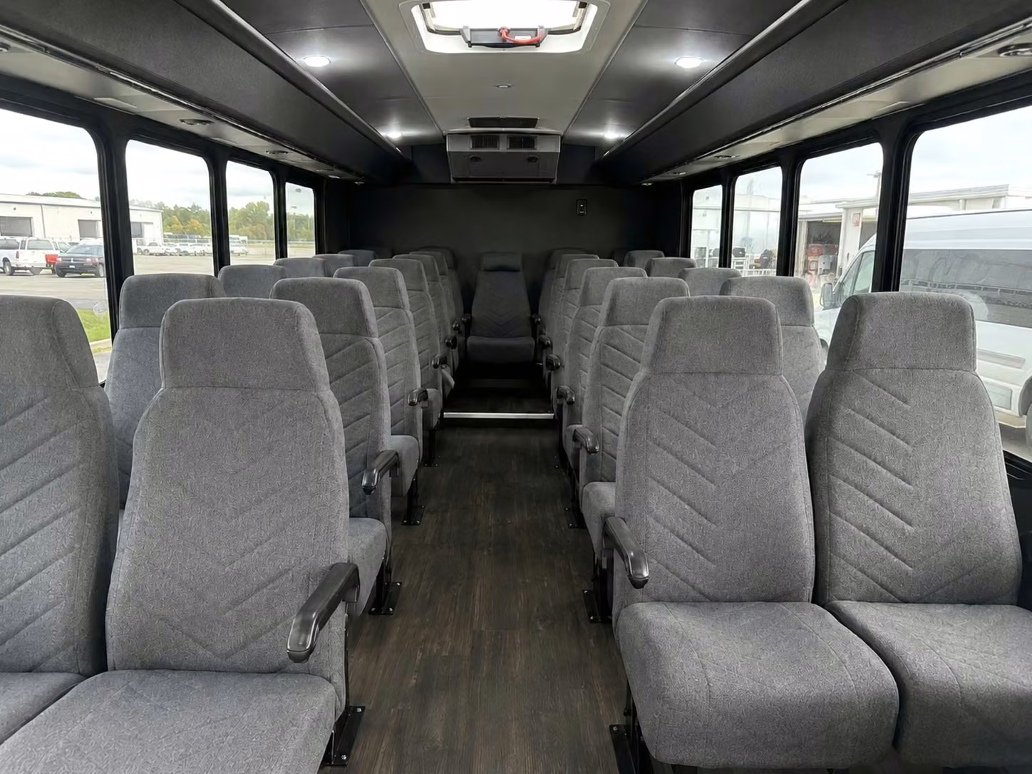 15 passenger minibus interior