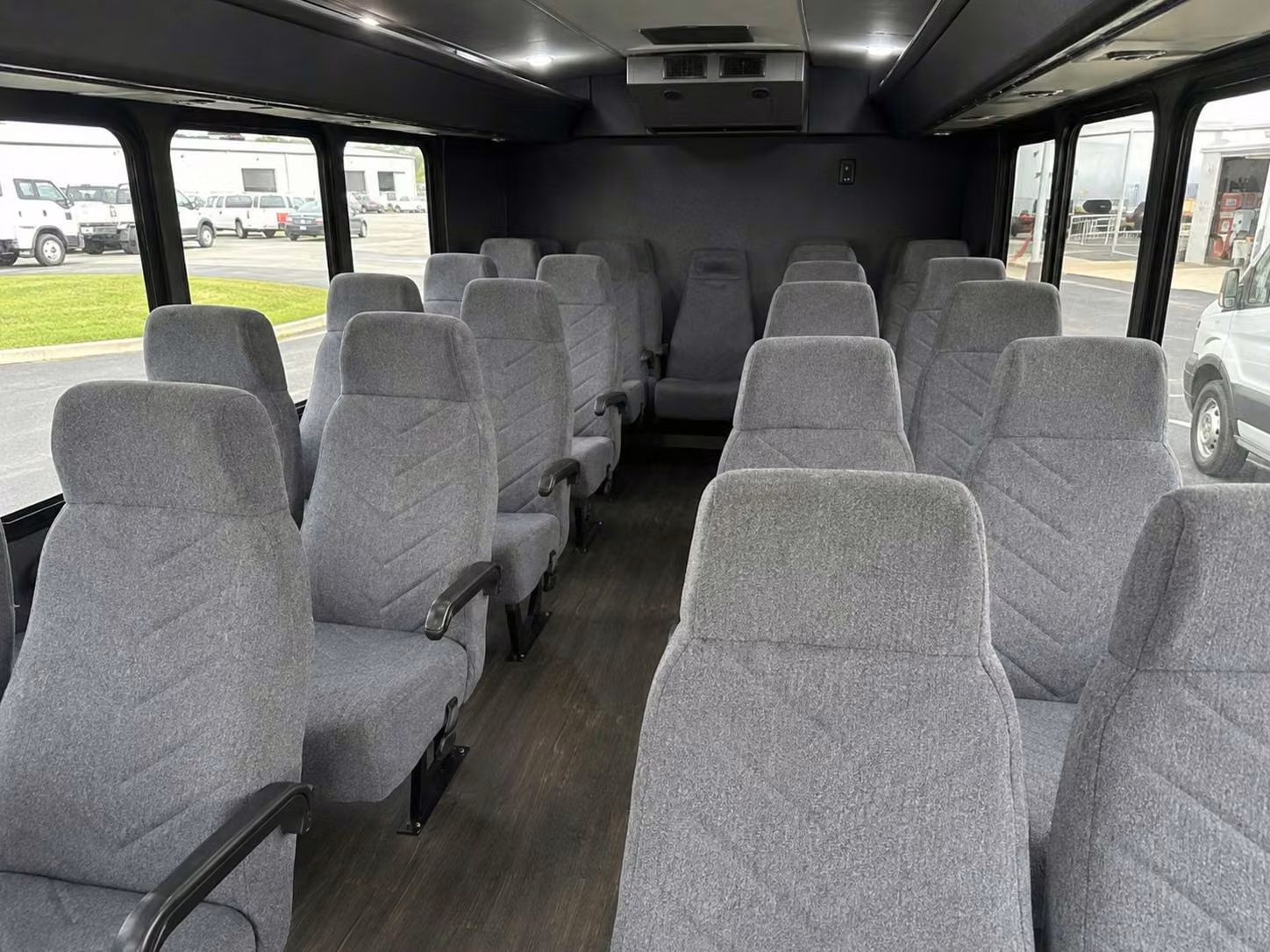 18 passenger minibus interior