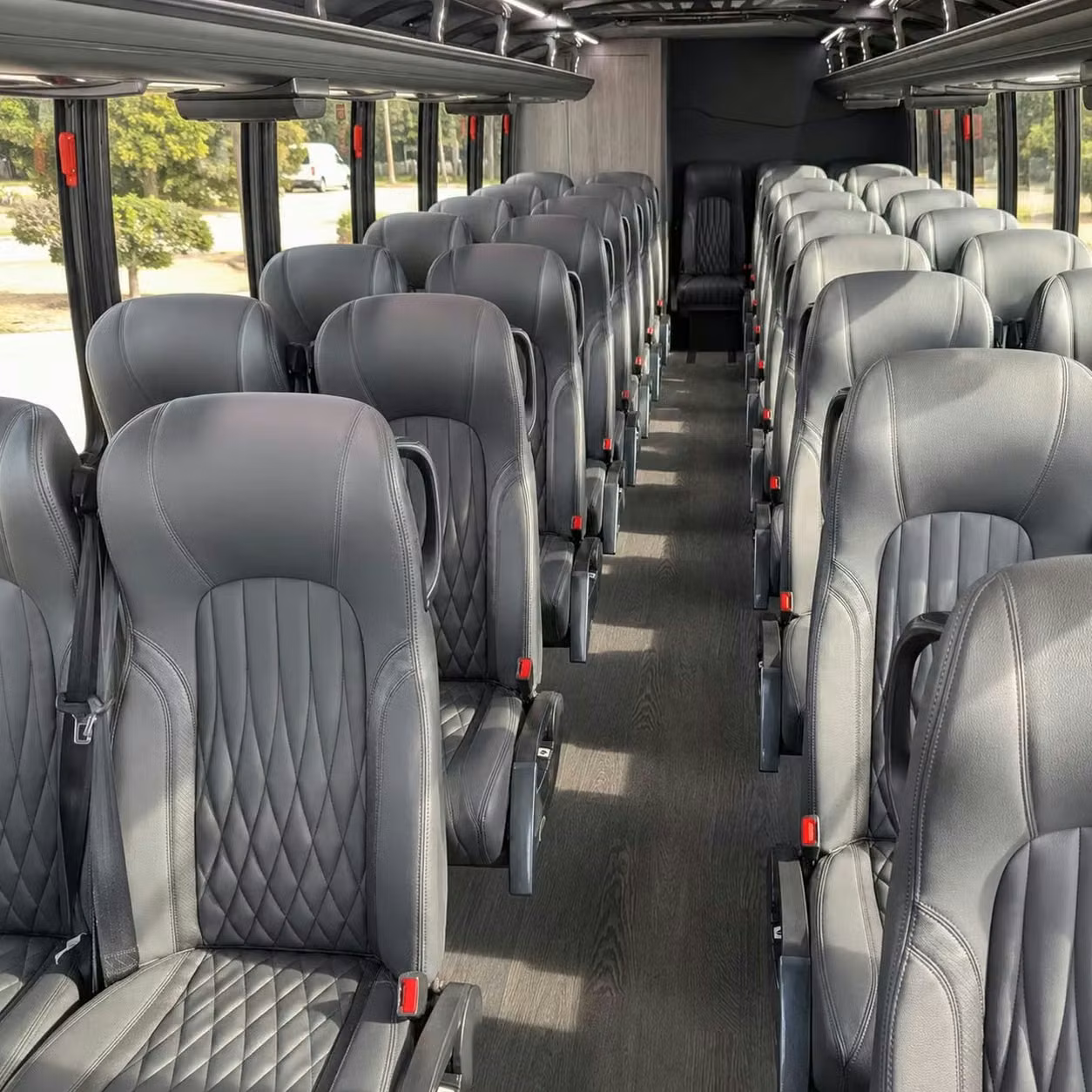 28 passenger minibus interior